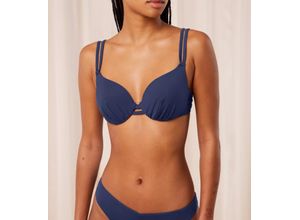 7613108802310 - - Bikini Top gefüttert mit Bügel - Blue 36B - O - Summer Allure - Bademode für Frauen