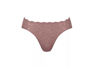 7613109214792 - sloggi - Slip mit hohem Beinausschnitt - Rose Brown 000S - sloggi Zero Feel Bliss - Unterwäsche für Frauen