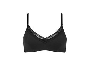 7613109219957 - sloggi - Gefütterter BH - Black 000S - sloggi Go Ribbed - Unterwäsche für Frauen