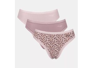 7613109287956 - sloggi - Slip mit hohem Beinausschnitt - Multicolor 00XS - sloggi Go Crush - Unterwäsche für Frauen