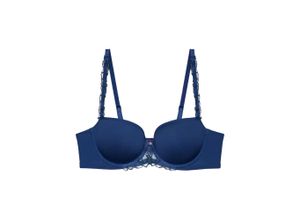7613109455904 - - Gefütterter Bügel-BH - Dark blue 080 - Wild Azalea Florale - Unterwäsche für Frauen