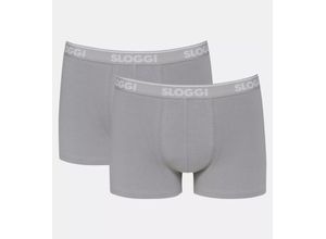 7613112252750 - sloggi - Herren Short - Grey S - sloggi Men Go Abc - Unterwäsche für Männer