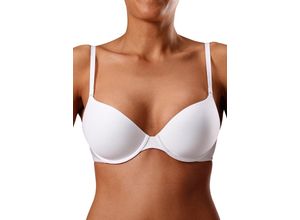 7613112431728 - - T-Shirt BH mit Bügel - White 75B - Body Make-up - Unterwäsche für Frauen