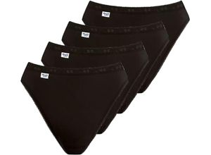 7613112441123 - sloggi Basic+ Slip Gummibund 4er-Pack für Damen schwarz 40