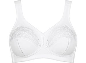 7613112802900 - Allegra Soft-BH ohne Bügel breite Komfortträger Spitze für Damen weiß 95B