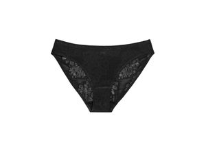 7613113688992 - Fit Smart Taillenslip Spitze Baumwollzwickel für Damen schwarz S