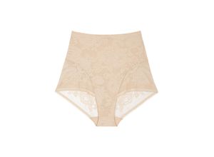 7613136525809 - - Hochgeschnittener Miederslip - Beige S - Wild Rose Sensation - Unterwäsche für Frauen