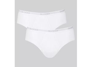 7613136663334 - sloggi - Herren Midi - White 0004 - sloggi Men Basic - Unterwäsche für Männer