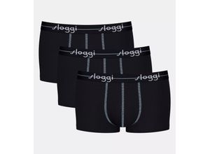 7613136901566 - sloggi - Herren Hipster - Black 0004 - sloggi Men Start - Unterwäsche für Männer