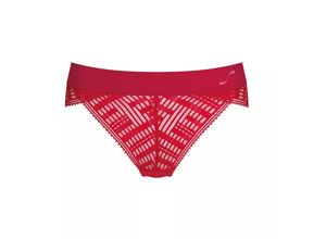 7613137765402 - sloggi - Slip mit hohem Beinausschnitt - Red XS - sloggi S Seven - Unterwäsche für Frauen