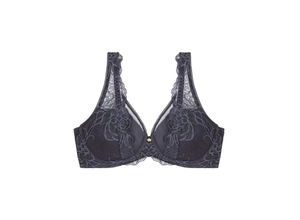 7613137808383 - - Gefütterter bügel-BH - Slate Gray 70B - Wild Peony Florale - Unterwäsche für Frauen