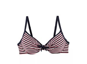 7613137819082 - - Bikinioberteil mit wattierten Cups - Blue 40C - Karen - Bademode für Frauen