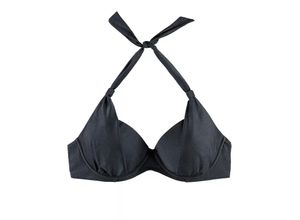 7613137819570 - - Bikinioberteil mit wattierten Cups - Slate Gray 38A - Kim - Bademode für Frauen