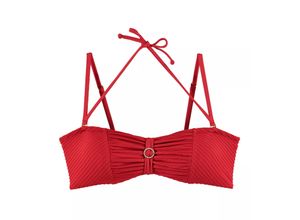 7613137840451 - - Bandeau Bikini Oberteil - Red 38B C - Kala - Bademode für Frauen