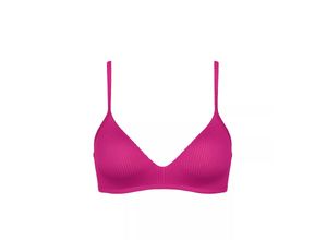 7613138387108 - sloggi - Bikini-Oberteil mit Schalen - Pink XL - sloggi Shore Dottyback - Bademode für Frauen