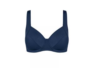 7613138613108 - - Bikini-Oberteil mit Bügeln - Dark blue 36B - Mix & Match  - Bademode für Frauen