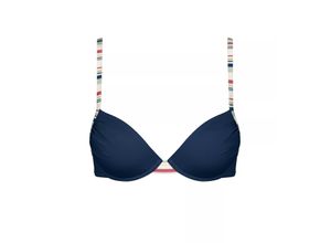 7613138845707 - - Bikini-Top mit Bügel und wattierten Cups - Dark blue 40C - Mix & Match  - Bademode für Frauen