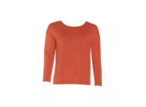 7613138885239 - - Top mit langen Aermeln - Orange S - Hazel Hw - Homewear für Frauen