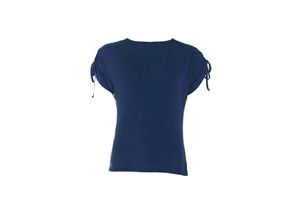 7613138887769 - - Kurzarm top - Blue S - Leona - Homewear für Frauen