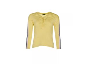 7613138887974 - - Top mit langen Aermeln - Yellow S - Leona - Homewear für Frauen