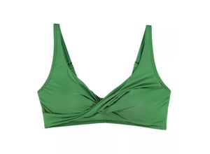 7613139116875 - - Bikini-Oberteil mit Schalen - Dark Green 38D - Masy - Bademode für Frauen