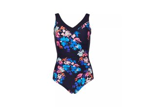 7613139121381 - - Badeanzug mit gefütterten cups - Multicolor 38D E - Basic Swimsuit - Bademode für Frauen