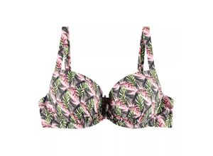 7613139136361 - - Bikini-Top mit Bügel und wattierten Cups - Multicolor 38D - Malam - Bademode für Frauen