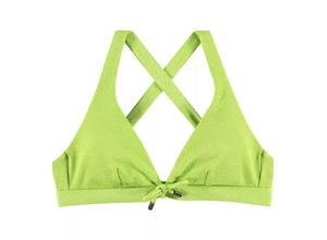 7613139136552 - - Bikini-Oberteil mit Schalen - Dark Green S - Miluma - Bademode für Frauen