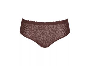 7613139232889 - sloggi - Hochgeschnittener Miederslip - Eggplant XS - sloggi Zero Feel Lace - Unterwäsche für Frauen