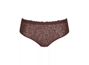 7613139232902 - sloggi - Hochgeschnittener Miederslip - Eggplant M - sloggi Zero Feel Lace - Unterwäsche für Frauen