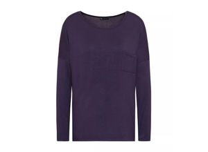 7613141105256 - - Top mit langen Aermeln - Purple M - Nara - Homewear für Frauen