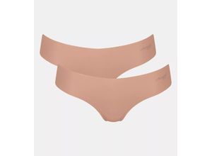 7613141438941 - sloggi - String - Rose Brown 000S - sloggi Zero Microfibre - Unterwäsche für Frauen