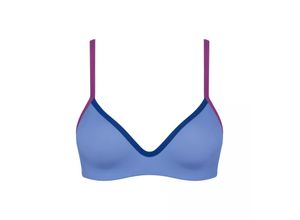 7613141461239 - sloggi - Bikini-Oberteil mit Schalen - Cerulean Blue L - sloggi Shore Marina Grande - Bademode für Frauen