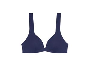 7613141713871 - - Bikini-Oberteil mit Schalen - Blue 40B - Summer Glow - Bademode für Frauen