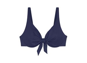 7613141722491 - - Bikini-Oberteil mit Bügeln - Blue 44D - Summer Glow - Bademode für Frauen