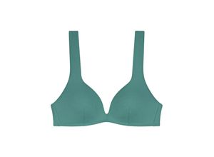 7613142196239 - - Bikini-Oberteil mit Schalen - Turquoise 36F - Summer Glow - Bademode für Frauen