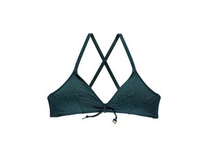 7613142764483 - - Bikini-Oberteil mit Schalen - Dark Green 36B C - Omnia - Bademode für Frauen