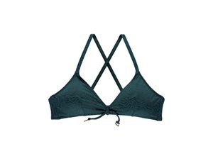 7613142764490 - - Bikini-Oberteil mit Schalen - Dark Green 38B C - Omnia - Bademode für Frauen