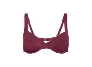 7613142844444 - - Bikini-Oberteil mit Bügeln - Eggplant 36B - O - Mix & Match - Bademode für Frauen