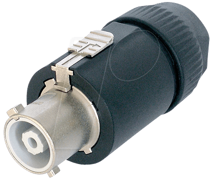 7613187002281 - NAC3FC-HC Netz-Steckverbinder NAC Stecker gerade Gesamtpolzahl 2 + PE 32 A Schwarz 1 St