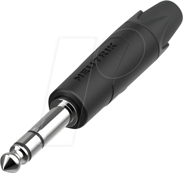 7613187026287 - NEUTRIK NP3XX-NI - Klinkenstecker 3-polig 635 mm schwarz