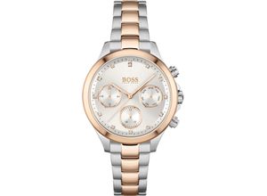 7613272416283 - Multifunktionsuhr BOSS HERA 1502564 Armbanduhren rosegold (silberfarben roségoldfarben) Damen Quarzuhr Damenuhr Armbanduhr Datum Edelstahlarmband