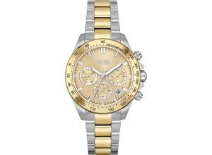 7613272442282 - Multifunktionsuhr BOSS Novia 1502618 Armbanduhren silberfarben (silberfarben goldfarben) Damen Quarzuhr Damenuhr Herrenuhr Armbanduhr Edelstahlarmband