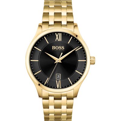 7613272442534 - Quarzuhr BOSS Elite 1513897 Armbanduhren goldfarben Herren Hochzeitsmode Herrenuhr Armbanduhr Datum analog