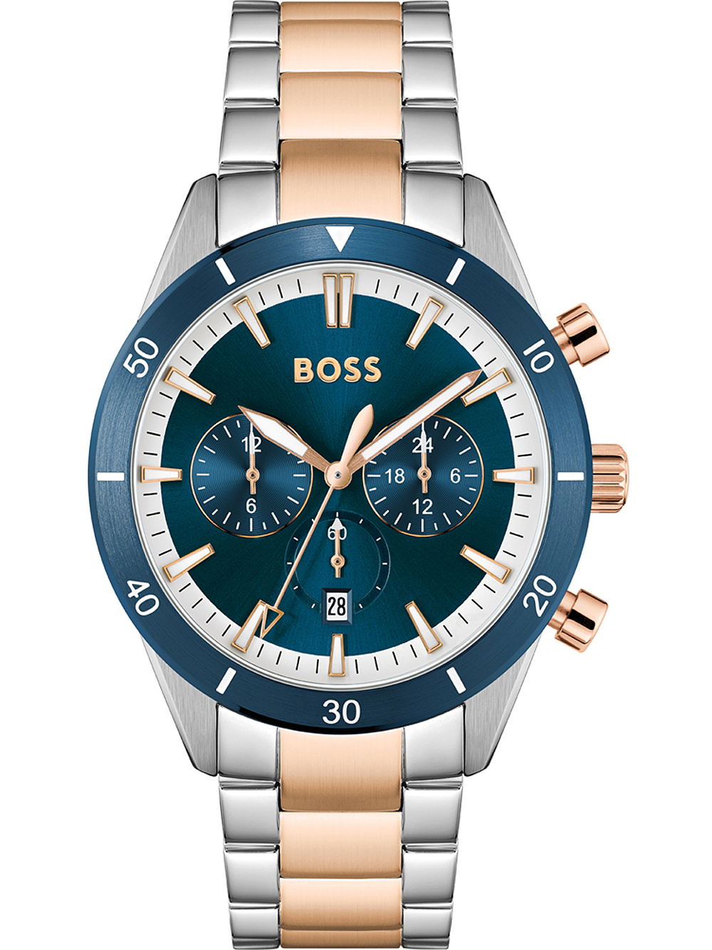 7613272467933 - BOSS 1513937 Santiago Chronograph Herrenuhr 45mm 5ATM 7613272467933 - BOSS 1513937 Santiago Chronograph Herrenuhr 45mm 5ATM