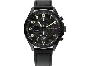 7613272485814 - Multifunktionsuhr TOMMY HILFIGER SPORT 1792004 Armbanduhren schwarz Herren Hochzeitsmode Quarzuhr Armbanduhr Herrenuhr 1224-Std-Anzeige analog