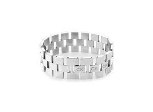 7613272501217 - Armband CALVIN KLEIN Schmuck Edelstahl Armschmuck Gliederkette Armbänder Gr Edelstahl silberfarben (edelstahlfarben) Damen Armbänder Silber