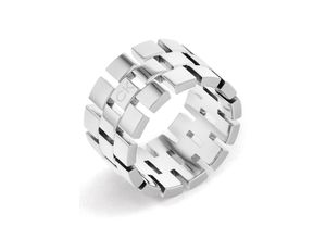 7613272502337 - Fingerring CALVIN KLEIN Schmuck Edelstahl Damenring Fingerringe Gr 54 Edelstahl 12 mm silberfarben (edelstahlfarben) Damen