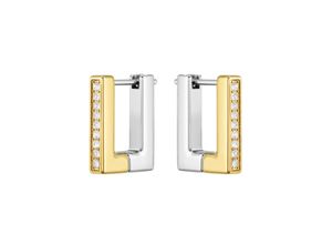 7613272508797 - Paar Ohrstecker LACOSTE Schmuck Edelstahl Ohrrschmuck Ohrringe IMPRESSION Gr Edelstahl goldfarben (edelstahlfarben gelbgoldfarben transparent) Damen Ohrstecker wahlweise mit oder ohne Glasstein