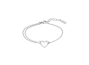 7613272508933 - Armband LACOSTE Schmuck Edelstahl Fantasiekette VOLTE Armbänder Gr Edelstahl silberfarben (edelstahlfarben) Damen Armbänder Silber